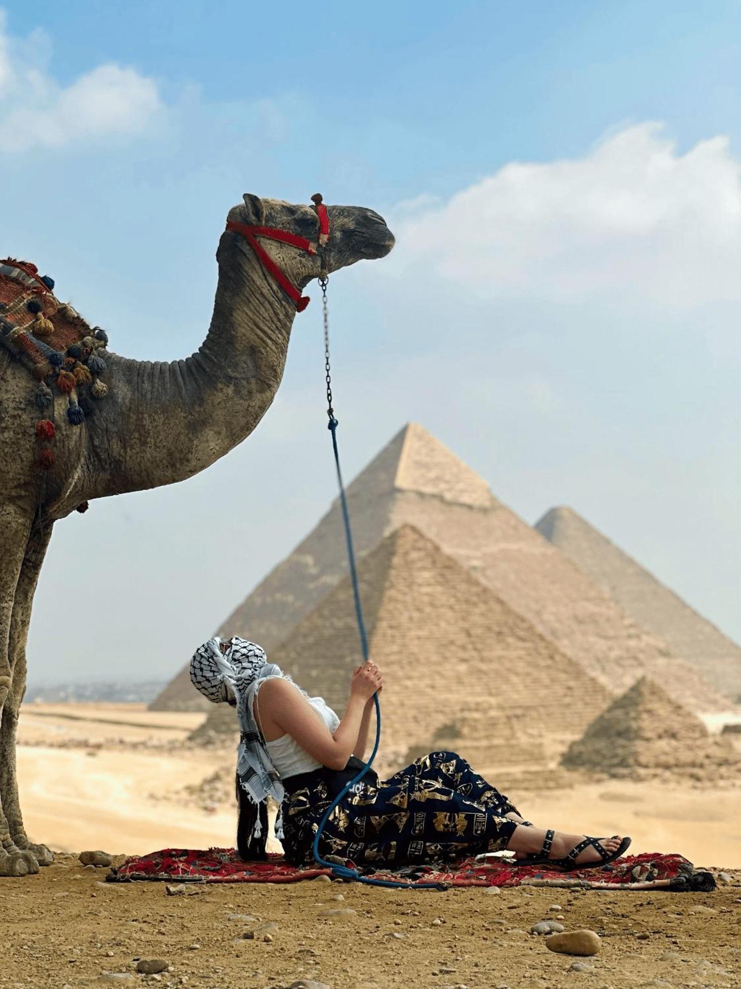 Unique Pyramids Boutique Inn Kafrat al Jabal Luaran gambar
