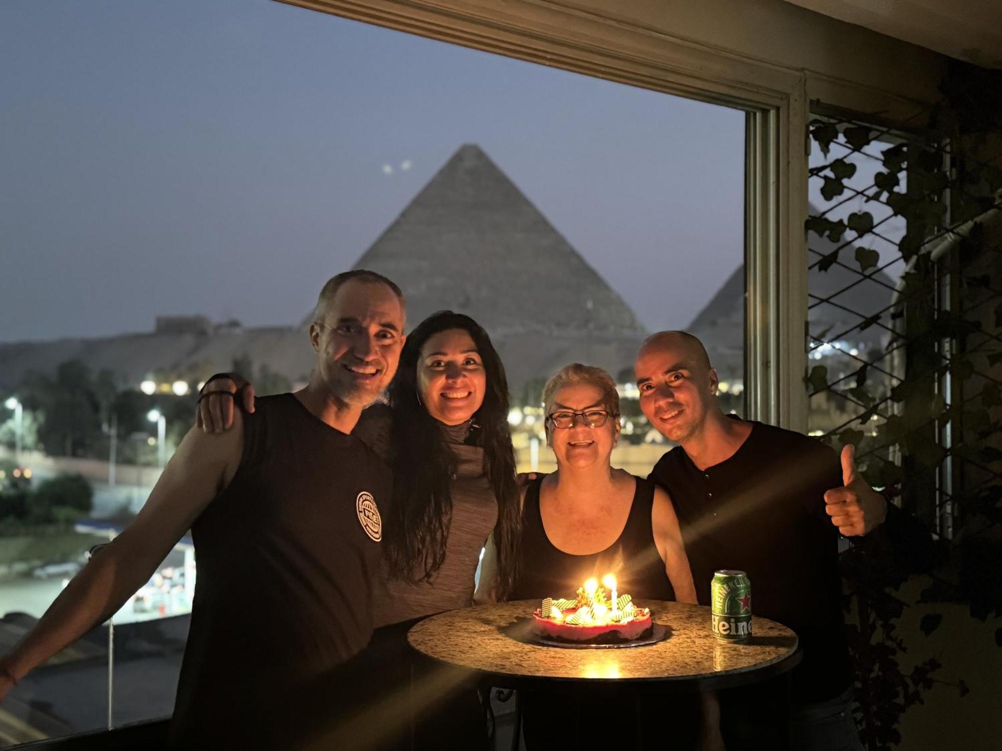 Unique Pyramids Boutique Inn Kafrat al Jabal Luaran gambar