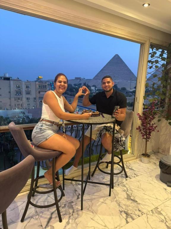 Unique Pyramids Boutique Inn Kafrat al Jabal Luaran gambar